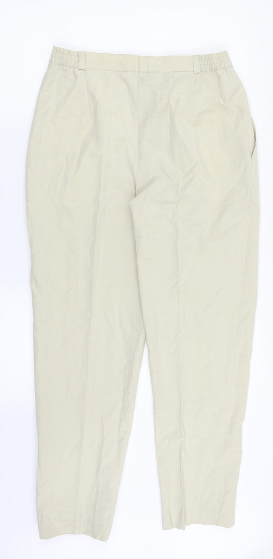 Ted Nicol Womens Beige Cargo Trousers Size 38 in L28 in