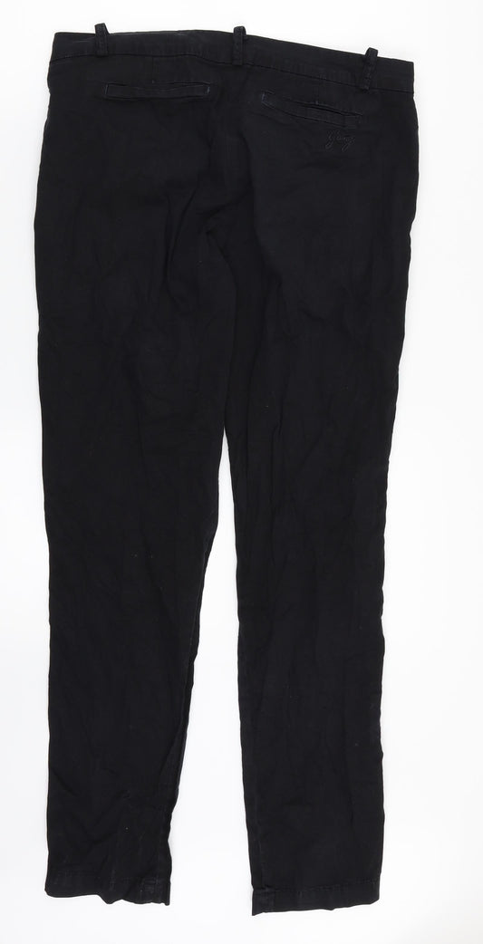 Gang Womens Black Cargo Trousers Size 28 in L30 in