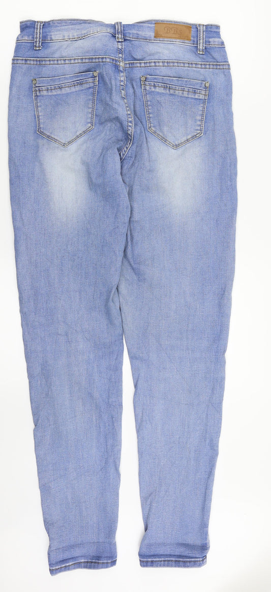 BB.S Womens Blue Denim Skinny Jeans Size 12 L29 in