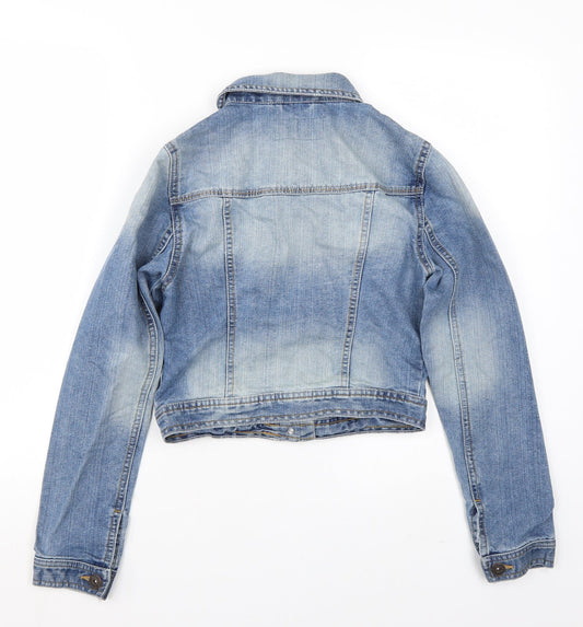 Newlook Womens Blue Jacket Coat Size 10