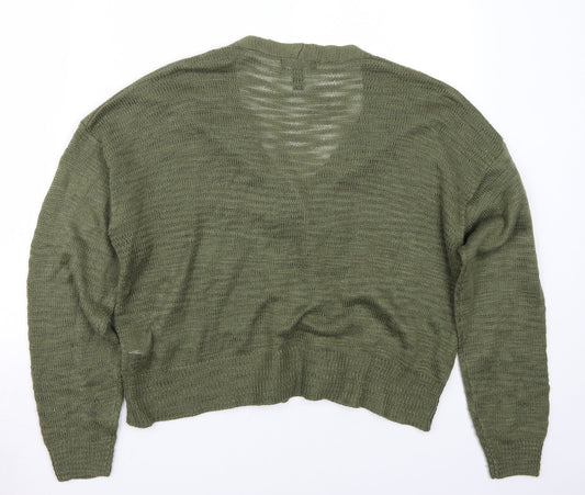 Newlook Womens Green Pullover Jumper Size M