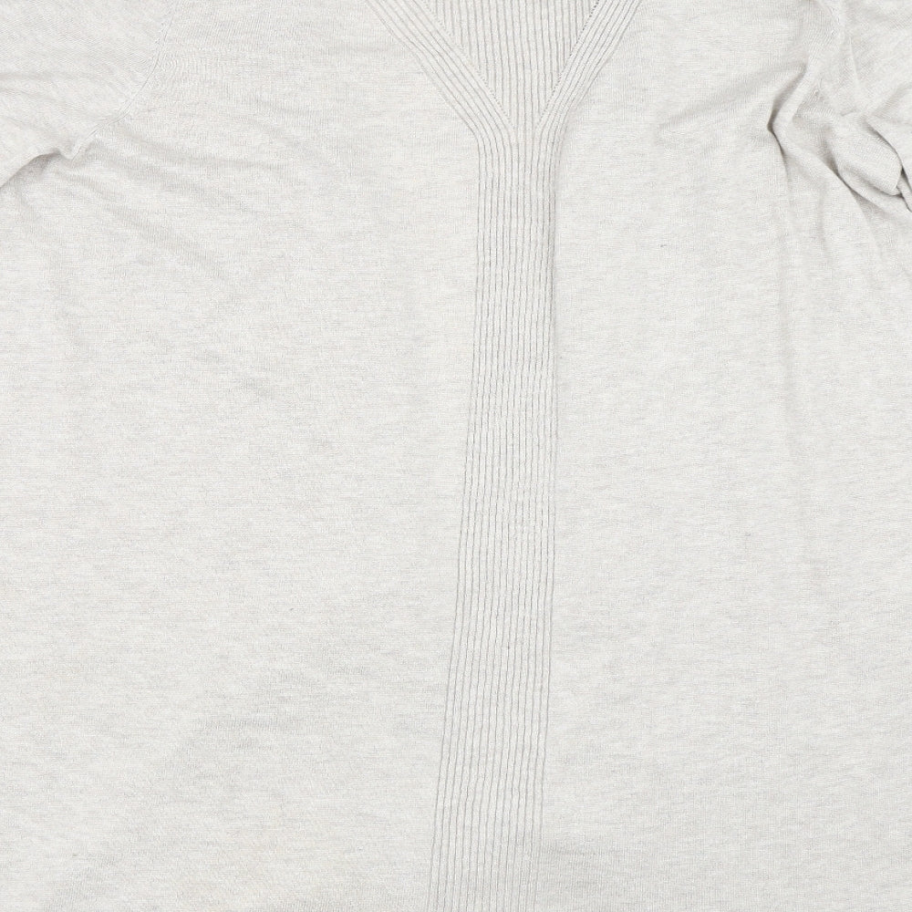 Brand and care label for 89th & Madison women’s beige cardigan jumper, size XL