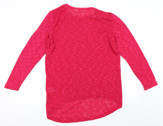 b.young Womens Pink Pullover Jumper Size L