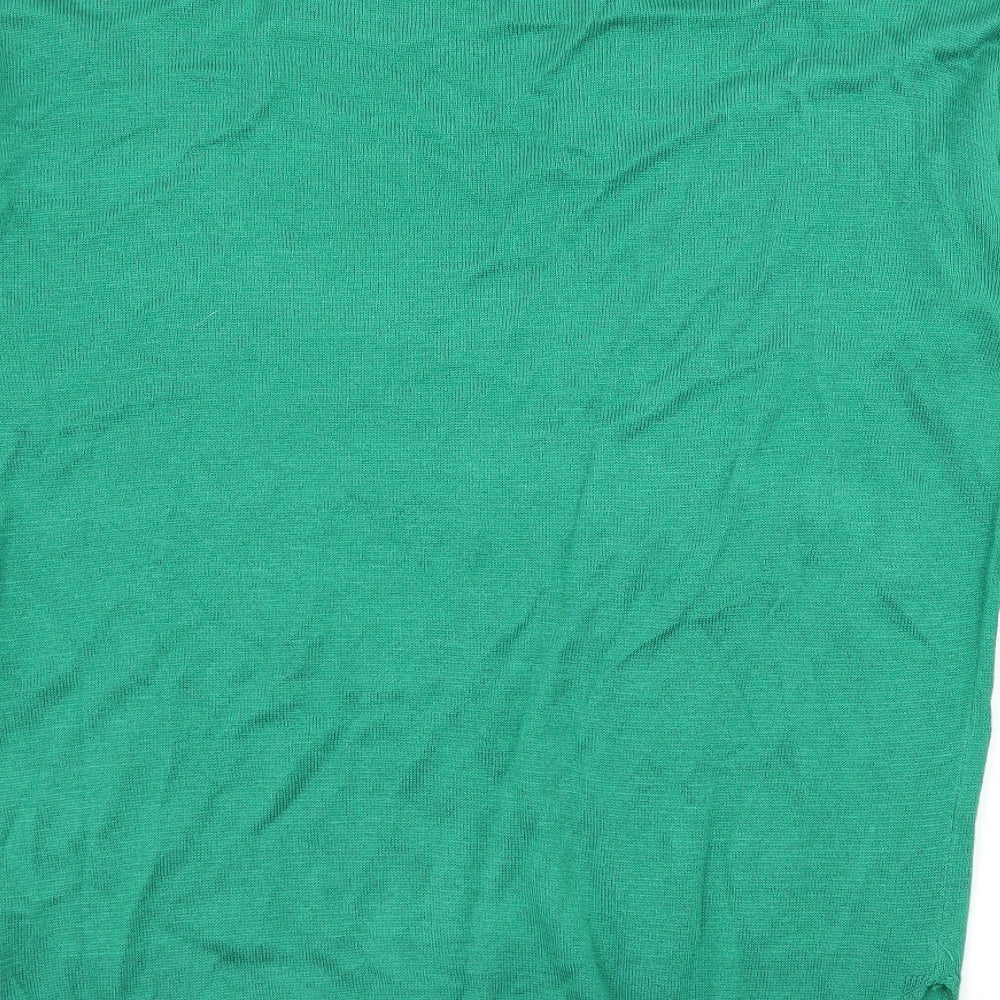 Marks and Spencer Womens Green Knit Pullover Jumper Size S