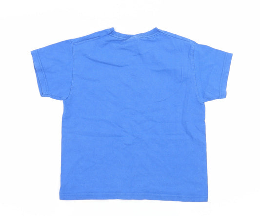 Fruit of the Loom Boys Blue Jersey Basic T-Shirt Size 5-6 Years