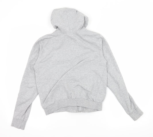 Divided by H&M Womens Grey Jersey Full Zip Hoodie Size XS