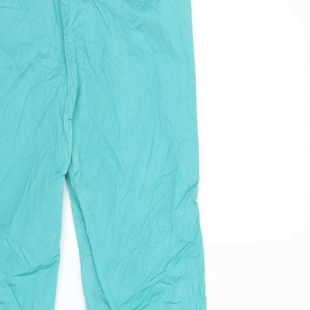 Up Fashion Womens Green Chino Trousers Size 10 L29 in