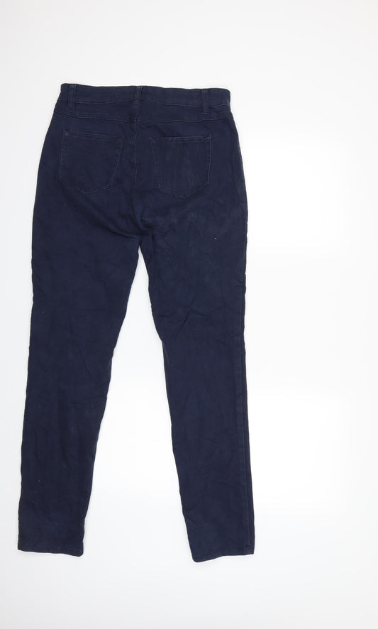 frequent Womens Blue Denim Skinny Jeans Size L L31 in