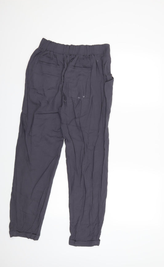 New Look Womens Grey Trousers Size 10 L26 in