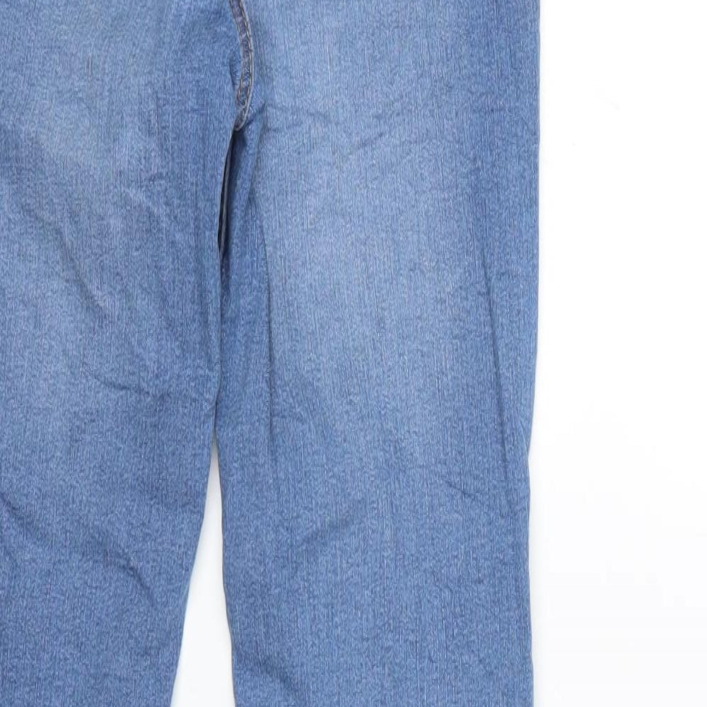 H&M Womens Blue Denim Jegging Jeans Size 6 L30 in