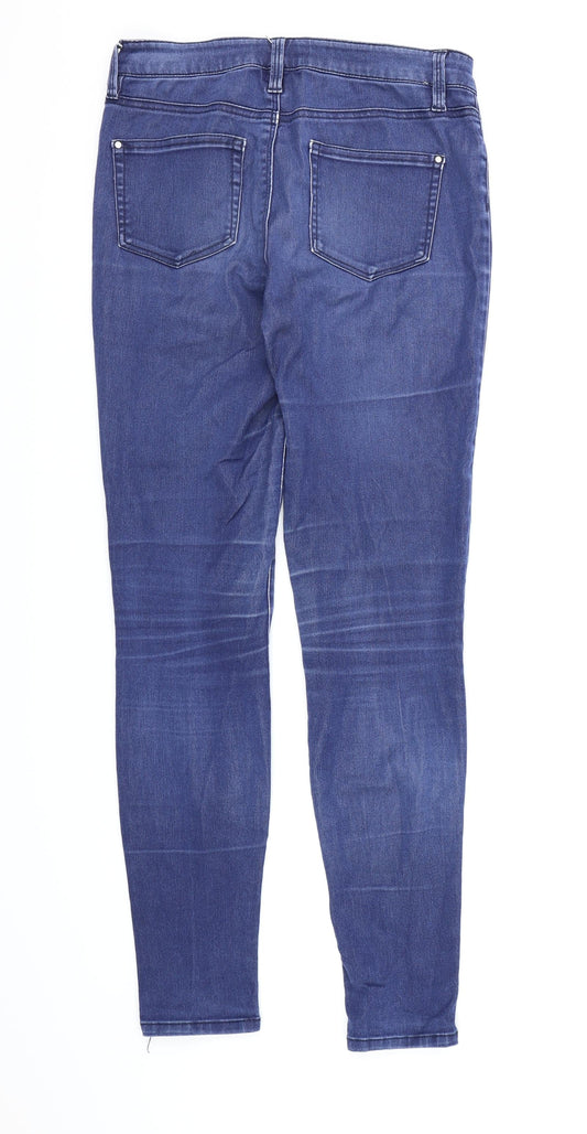 Waredenim Womens Blue Denim Skinny Jeans Size 10 L27 in