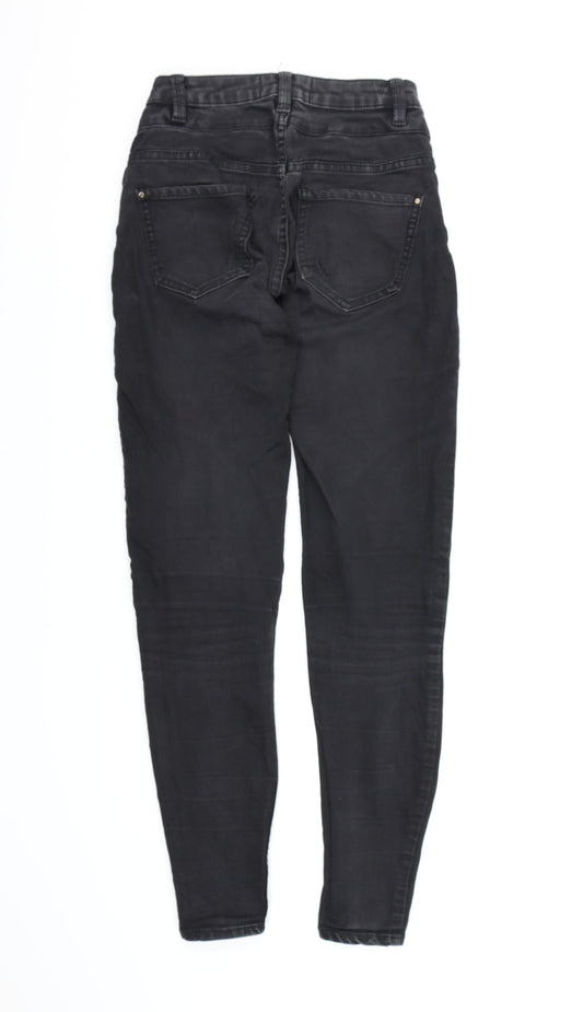 New Look Womens Black Denim Skinny Jeans Size 6 L26 in