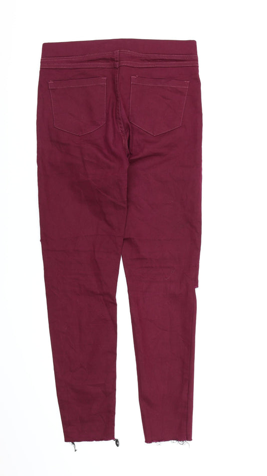 Sinsay Womens Purple Denim Jegging Jeans Size S L27 in