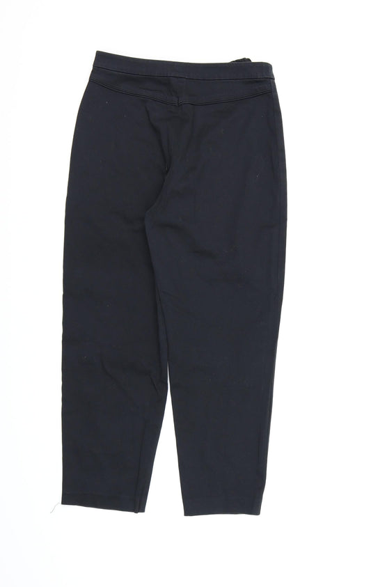 Anne Brooks Womens Black Trousers Size 10 L22 in
