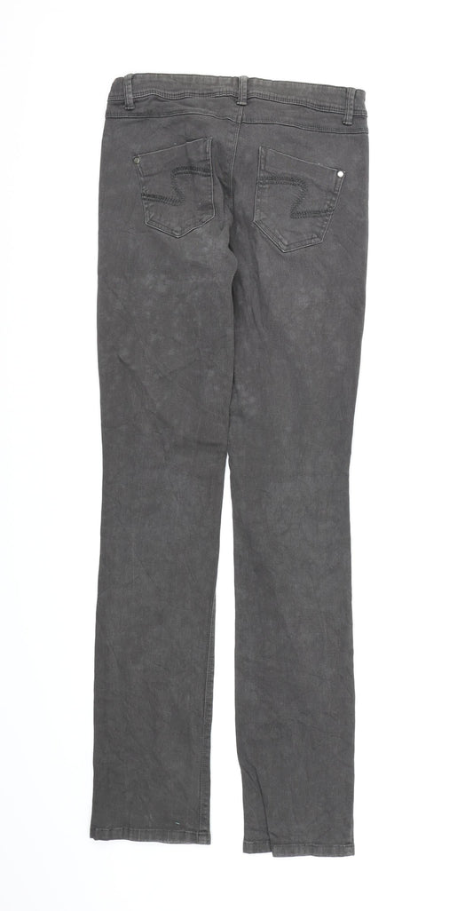 Camieu Womens Grey Denim Skinny Jeans Size 8 L31 in