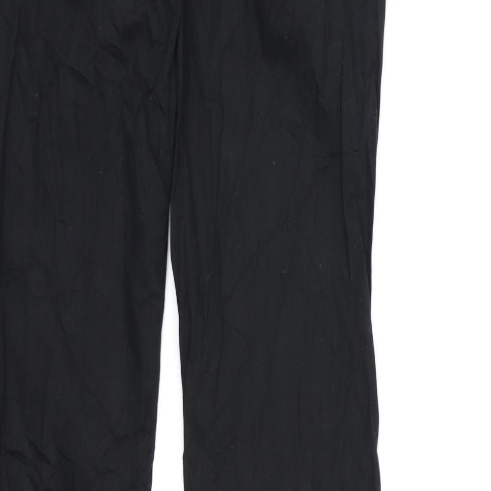 Preworn Womens Black Denim Bootcut Jeans Size 6 L30 in