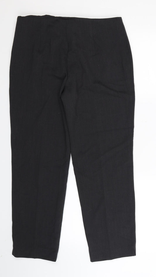 Artigiano Womens Black Dress Pants Trousers Size 32 in L27 in