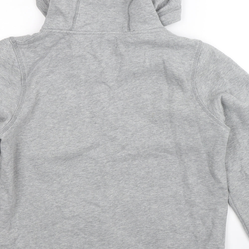 HOOCH Womens Grey Full Zip Hoodie Size S