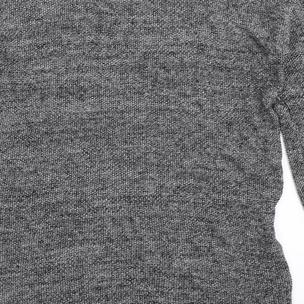 Betty Jackson Womens Grey Knit Pullover Jumper Size 14 - Oversized