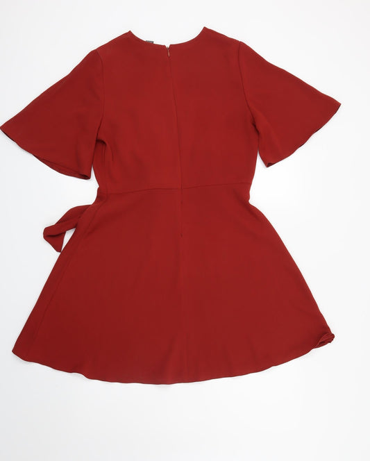 Primark Womens Red Fit & Flare Size 12