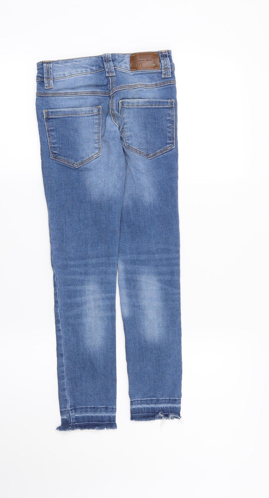 NEXT Girls Blue Skinny Jeans Size 8 Years