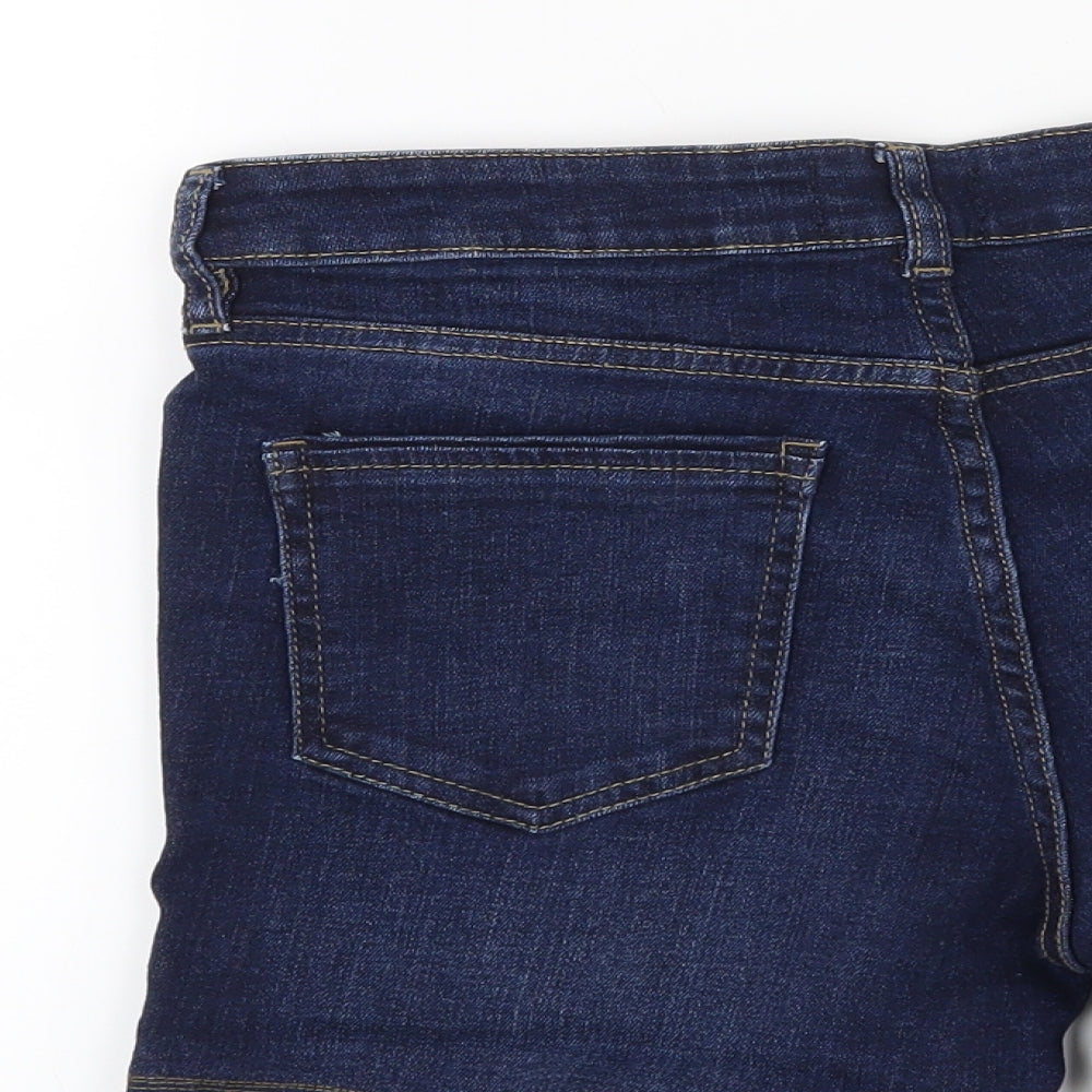 F&F Womens Blue Cut-Off Shorts Size 8