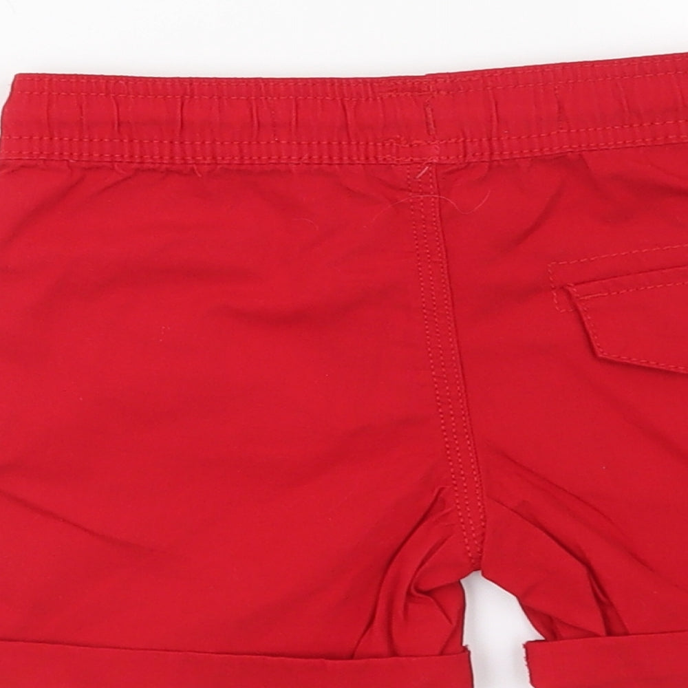DENIM CO Boys Red Chino Shorts Size 2-3 Years