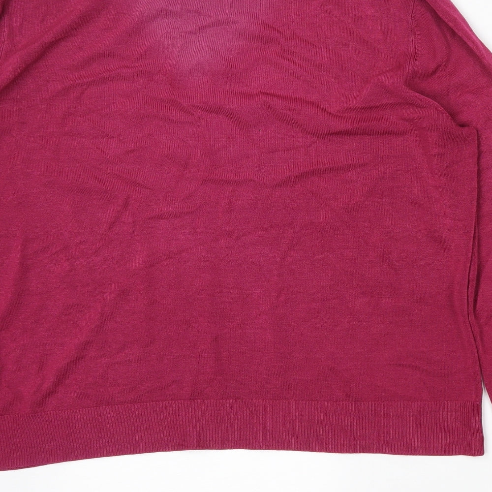 BHS Womens Pink Tunic Jumper Size 16