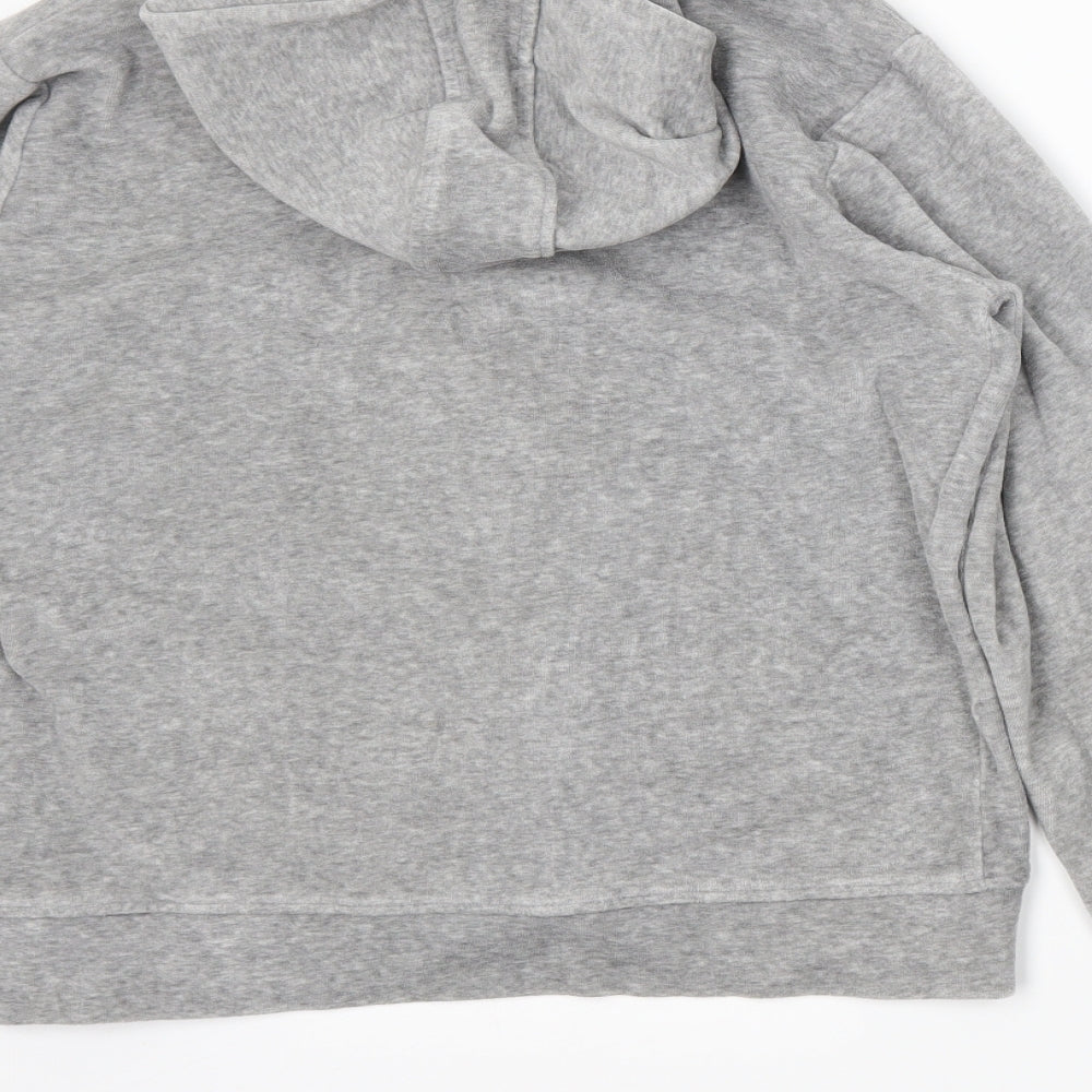 edge Girls Grey Full Zip Hoodie Size 11-12 Years