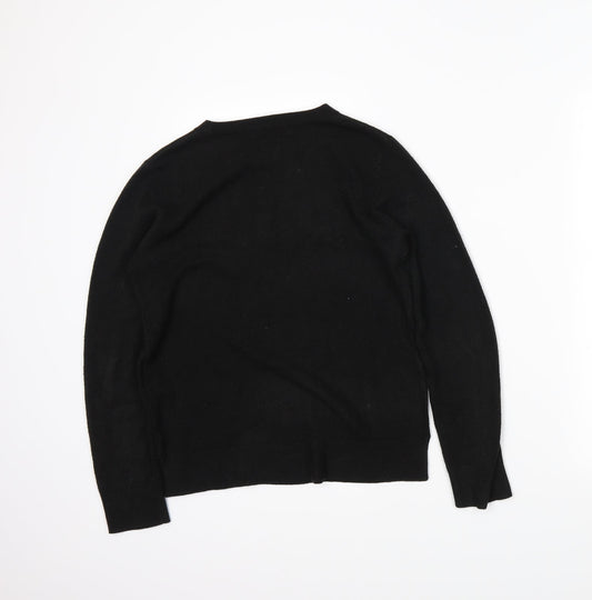 M&S Womens Black Tunic Jumper Size 8