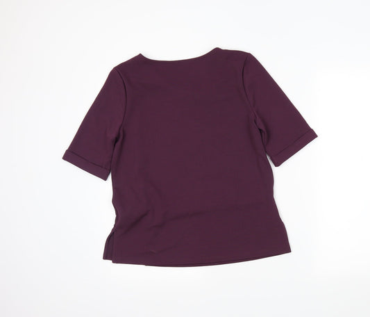 NEXT Womens Purple Basic Blouse Size 10