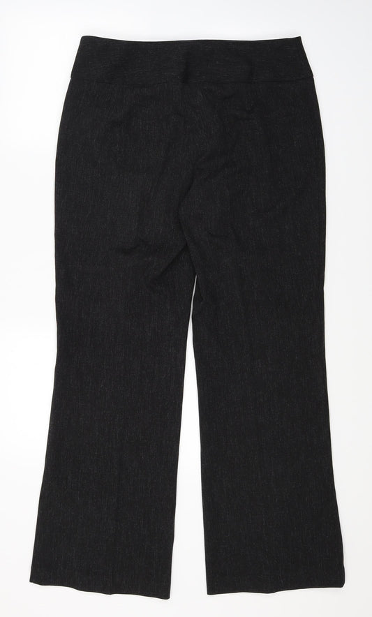 Marks and Spencer Womens Grey Trousers Size 12 L30 in