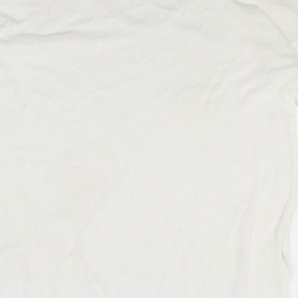 NEXT Womens Ivory Knit Pullover Jumper Size 12