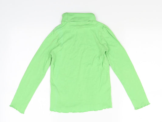 Lupilu Girls Green Basic T-Shirt Size 6-7 Years