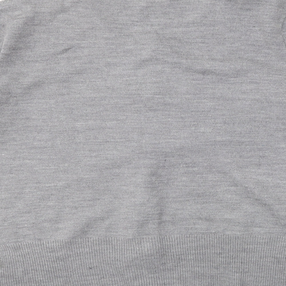 Pramour Womens Grey Cardigan Jumper Size XL