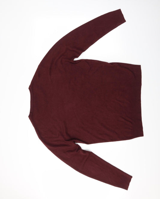 Primark Mens Red Pullover Jumper Size L
