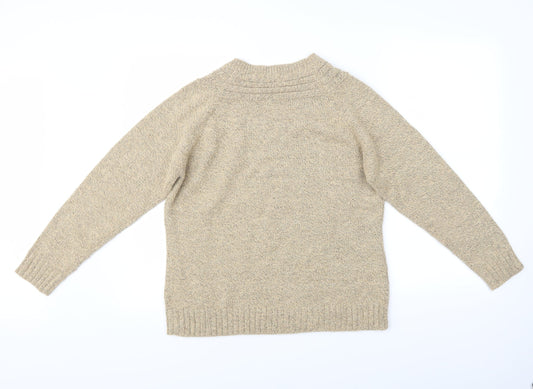 Damart Womens Beige Pullover Jumper Size 14