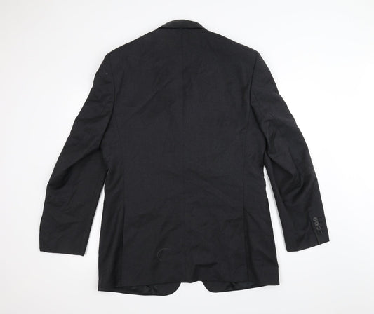 AUSTEN REED Mens Black   Jacket Suit Jacket Size 42