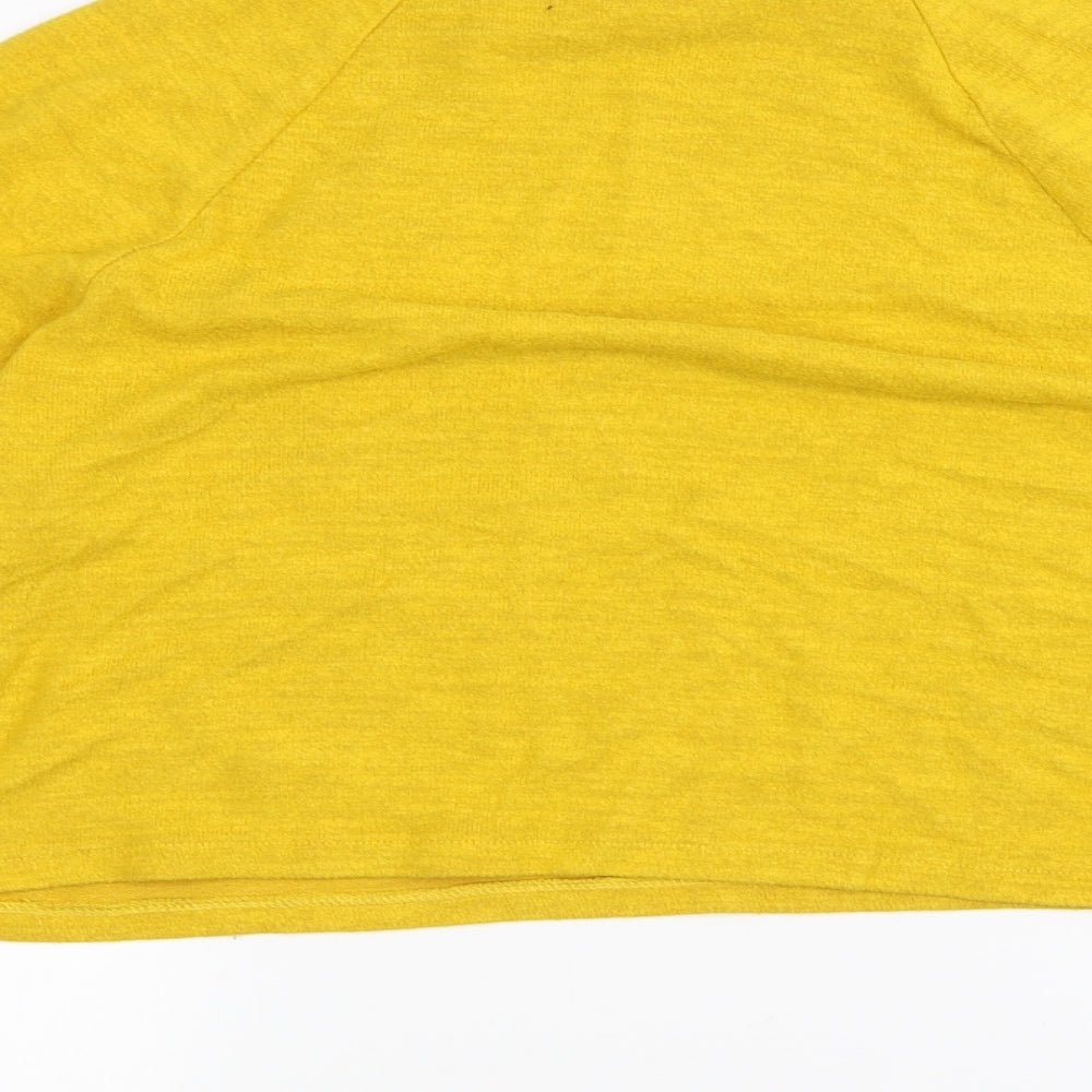 H&M Womens Yellow Pullover Jumper Size M