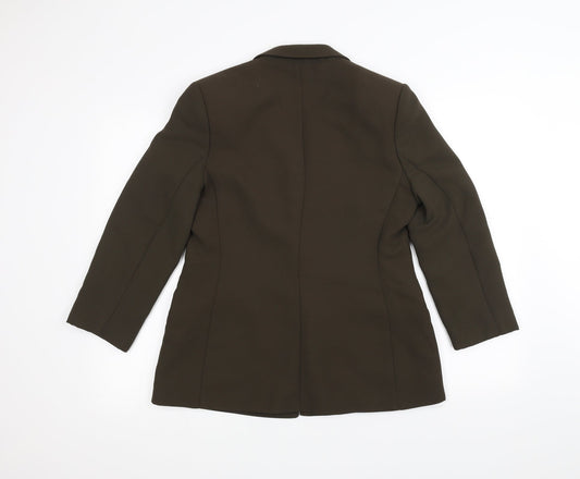 Impressions Womens Green Jacket Size 12