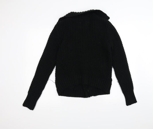 love knitwear Womens Black Knit Jacket Size L