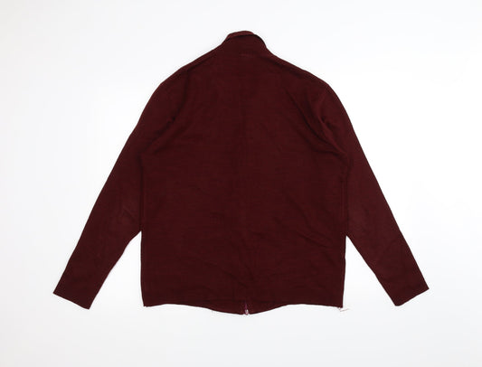 Keynote Womens Red Knit Jacket Size L