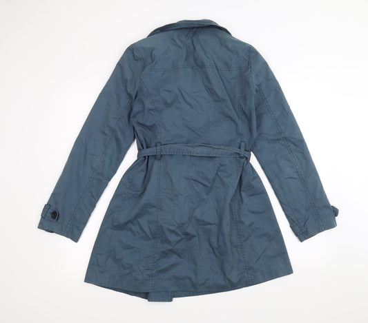 Old Navy Womens Blue Overcoat Coat Size M