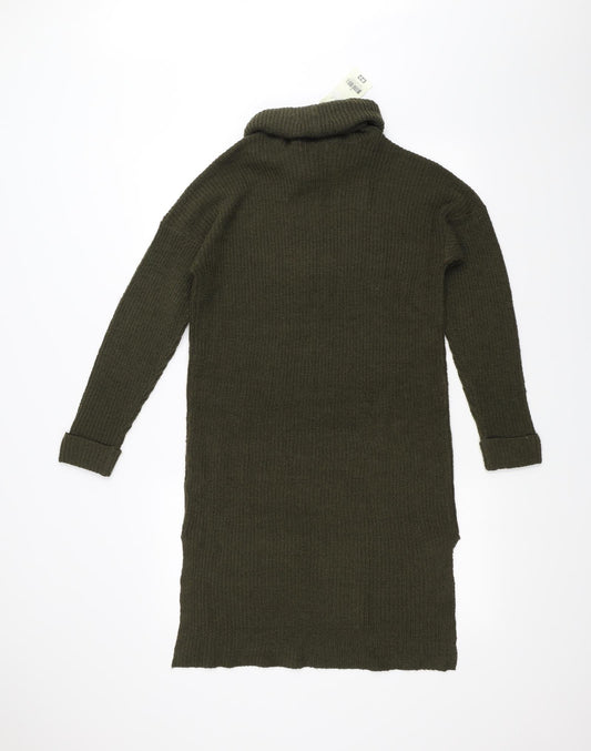 Peacocks Womens Green Pullover Jumper Size S