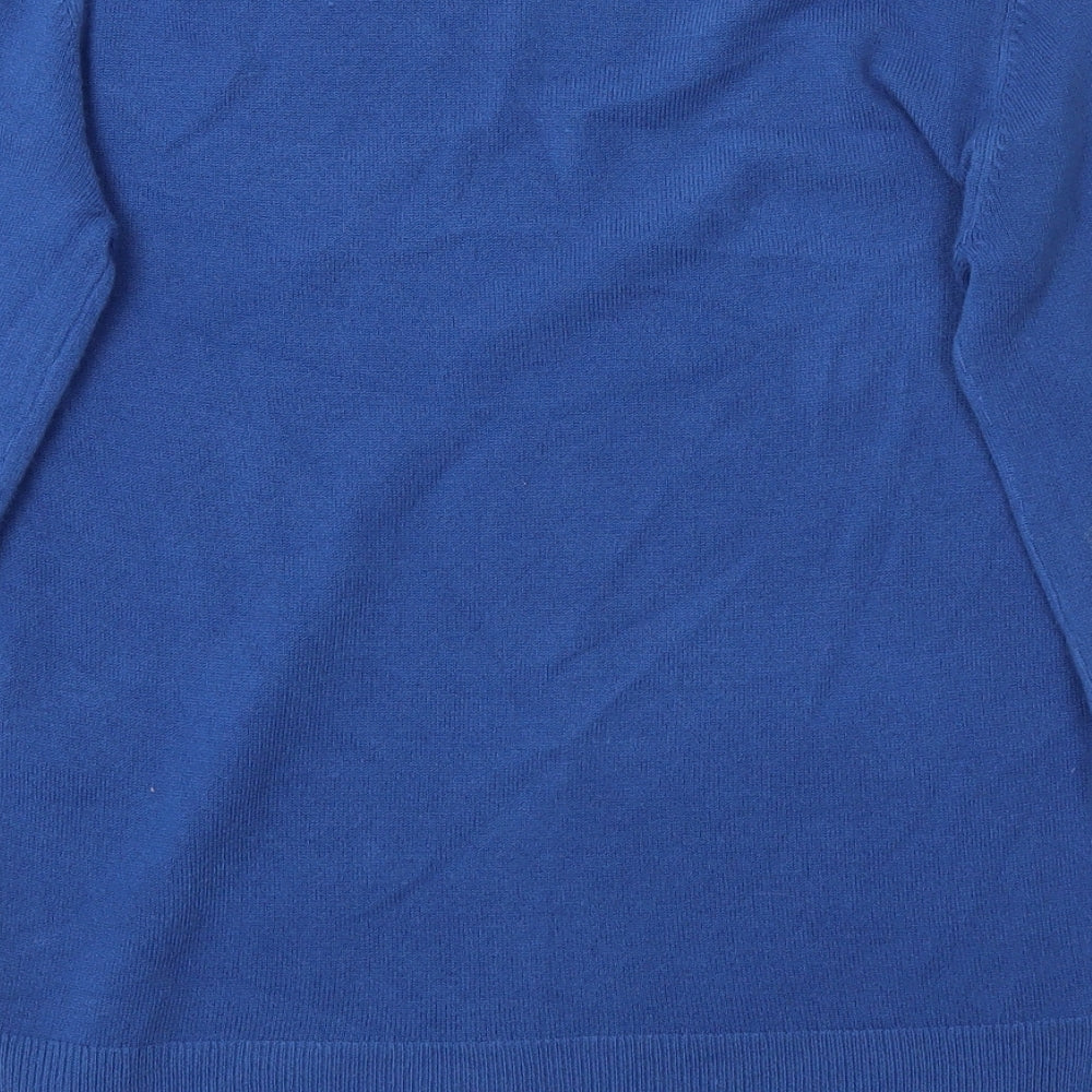 M&S Womens Blue Pullover Jumper Size 8