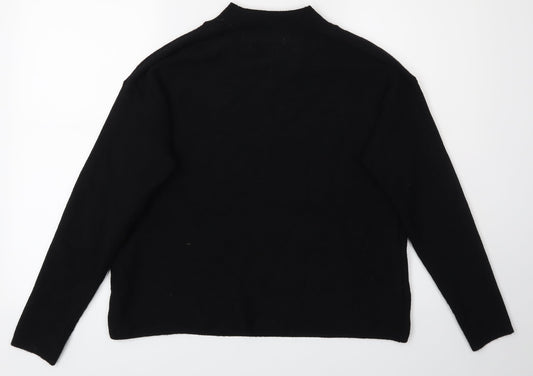 Tu Woman Womens Black Pullover Jumper Size 16