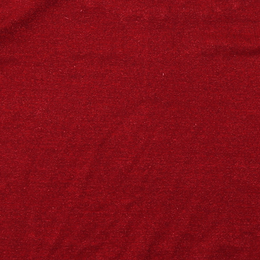 Bonmarché Womens Red Pullover Jumper Size L