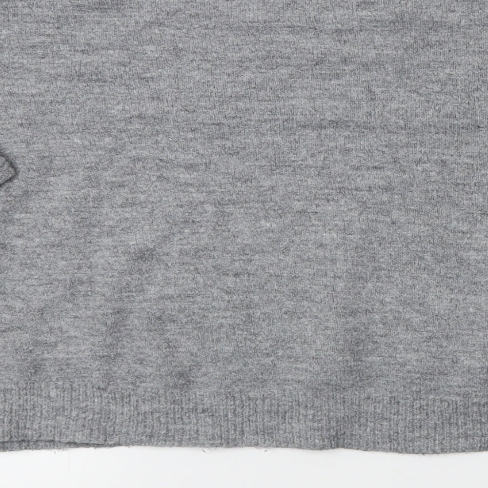 Society 8 Womens Grey Pullover Jumper Size 14