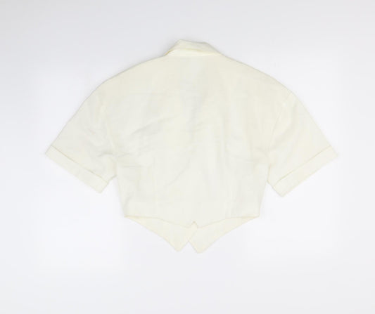 snob Womens Ivory Jacket Size 12