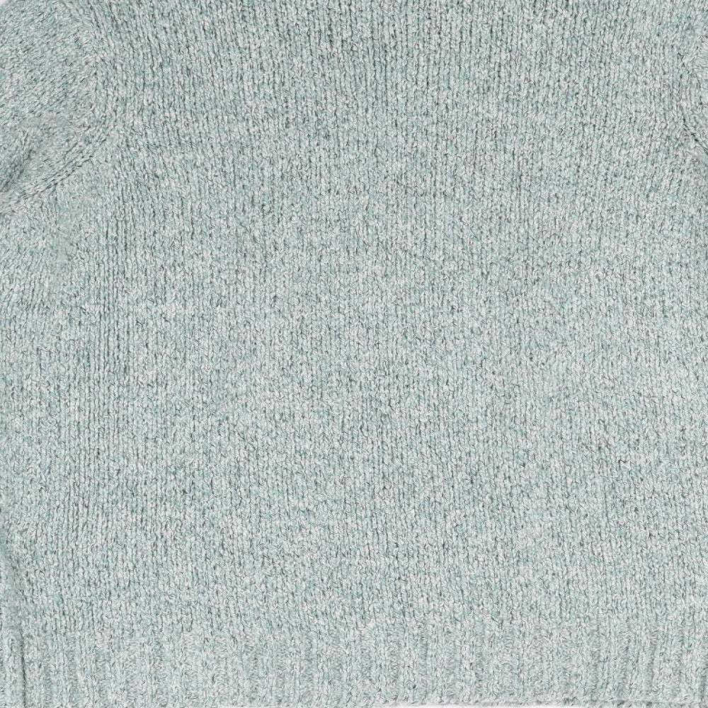 Brand and care label for Bonmarché women’s green jumper, size XL